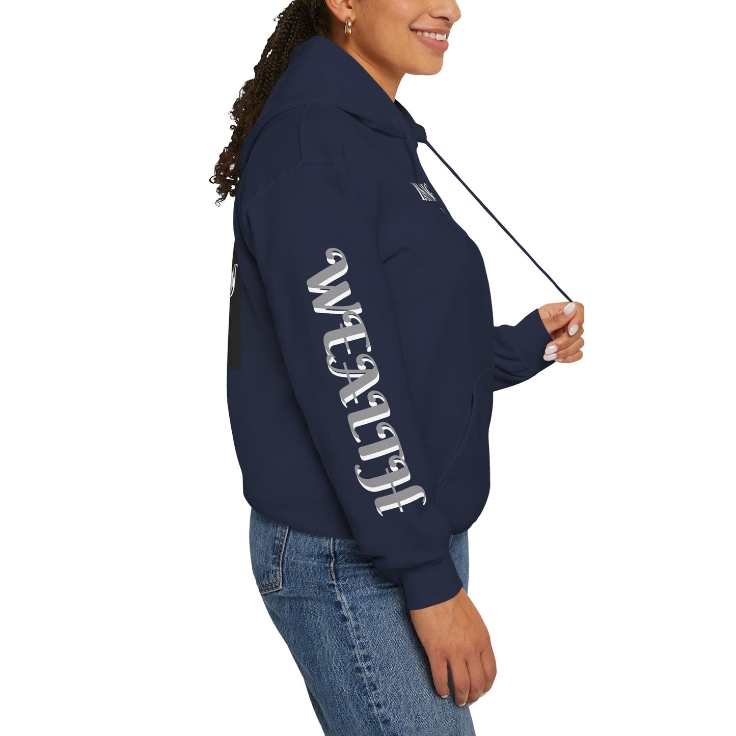 Monetary Design Sweatshirt - Unisex Heavy Blend Hoodie, Graphic Hooded Sweatshirt, Casual Streetwear, Gifts for Her, Cozy Layering
