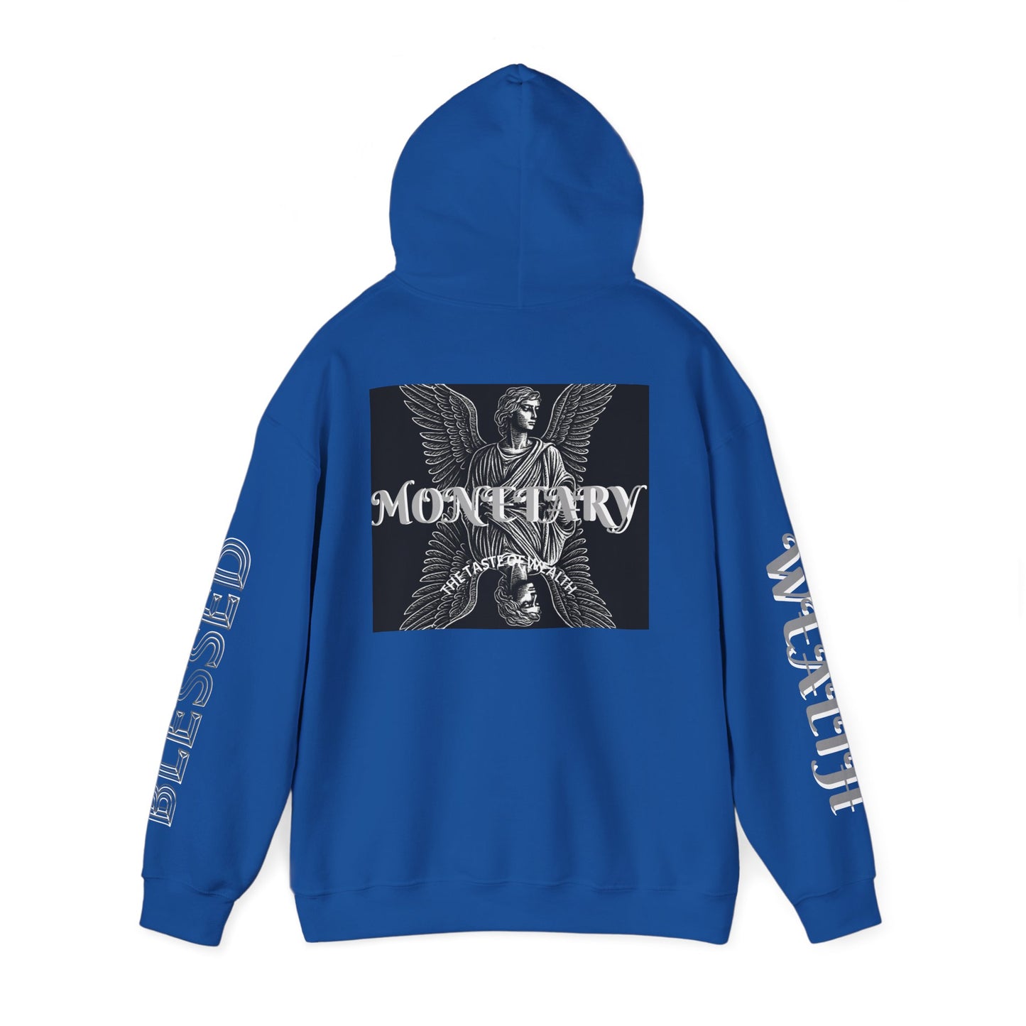 Monetary Design Sweatshirt - Unisex Heavy Blend Hoodie, Graphic Hooded Sweatshirt, Casual Streetwear, Gifts for Her, Cozy Layering