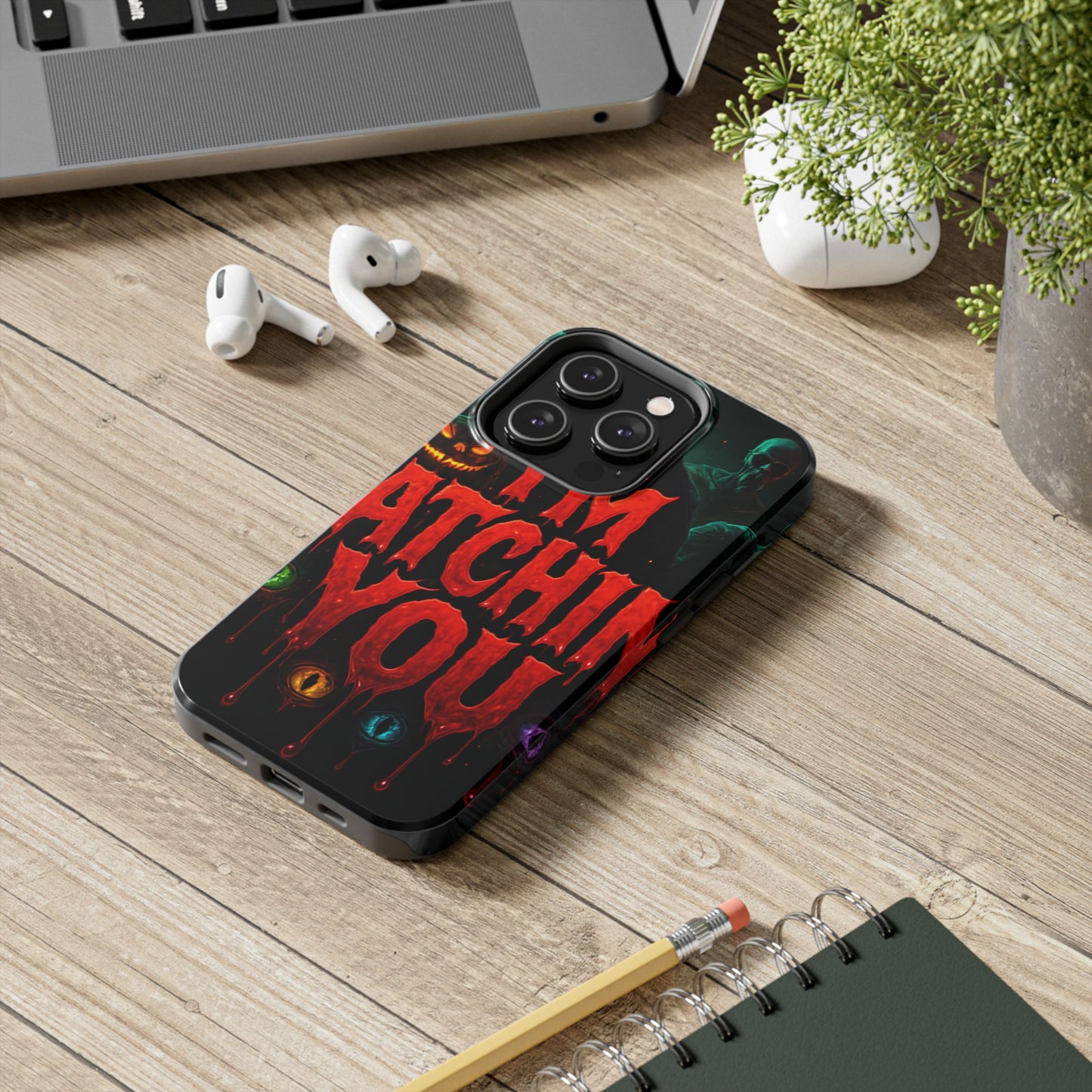 Spooky Tough Phone Cases: Halloween Gift, Horror Vibes, Protective Cases, Unique Phone Accessories, Gifting for Friends