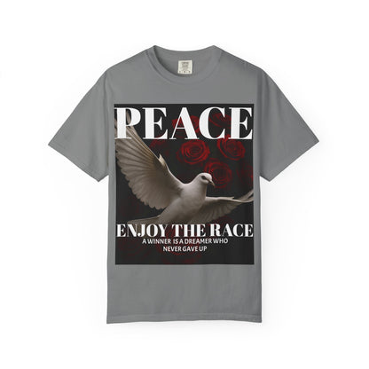 Peace & Inspiration Graphic T-Shirt, Unisex Tee for Dreamers, Motivational Apparel, Gift for Spiritual Seekers, Casual Wear