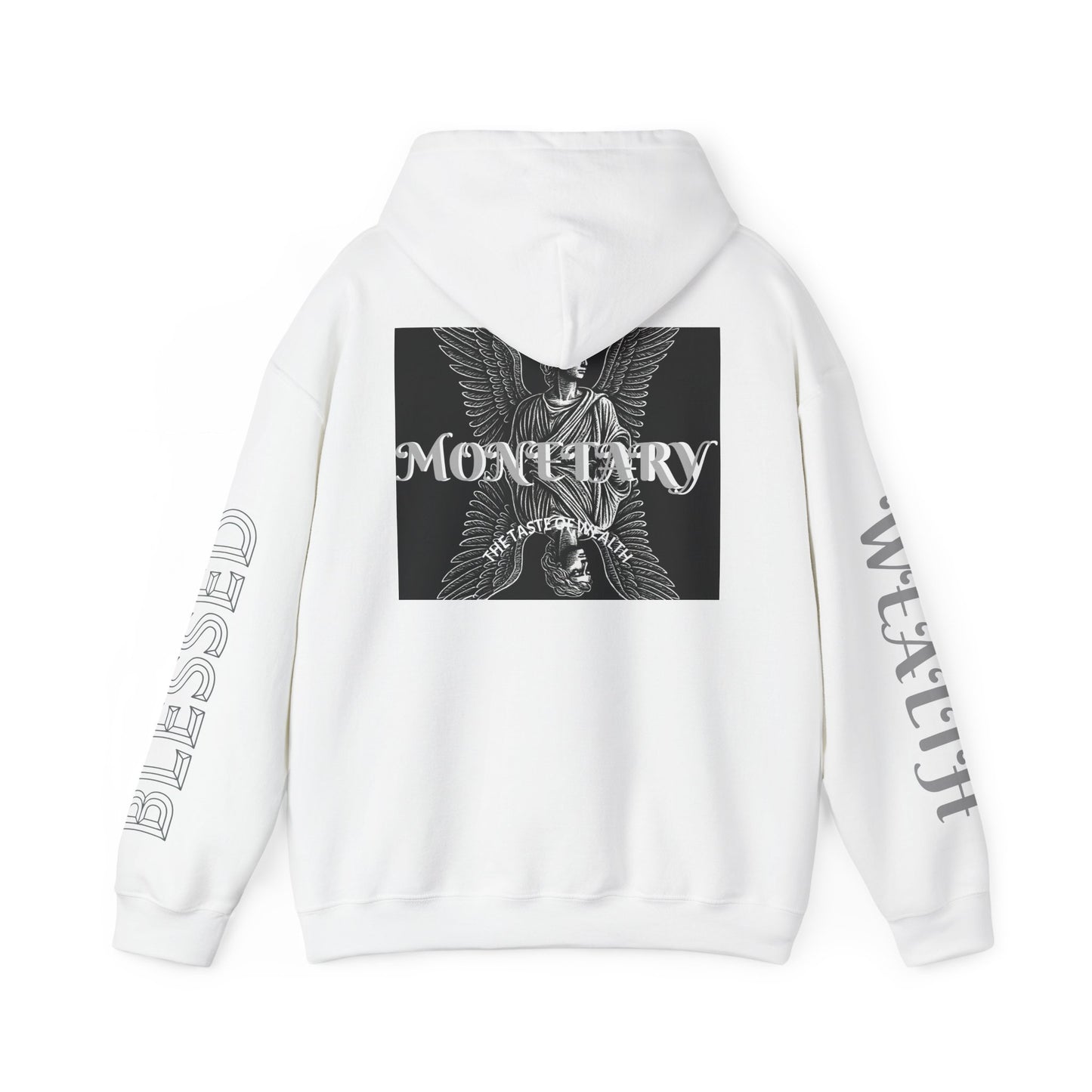Monetary Design Sweatshirt - Unisex Heavy Blend Hoodie, Graphic Hooded Sweatshirt, Casual Streetwear, Gifts for Her, Cozy Layering