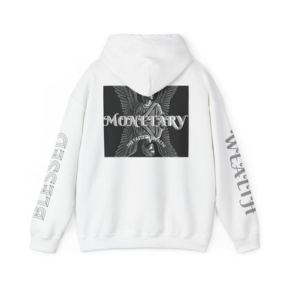 Monetary Design Sweatshirt - Unisex Heavy Blend Hoodie, Graphic Hooded Sweatshirt, Casual Streetwear, Gifts for Her, Cozy Layering