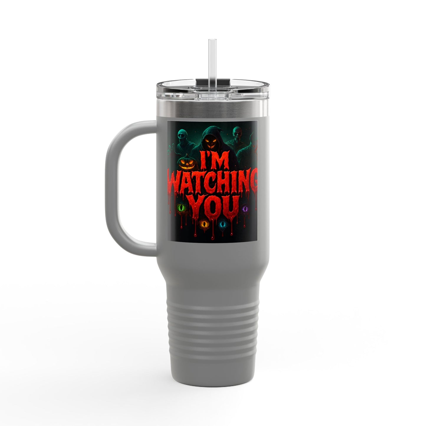 Stylish Insulated Travel Mug, 40oz | Perfect for Coffee Lovers, Hot Drinks, Unique Gift, Halloween Decor, Personalized Mug