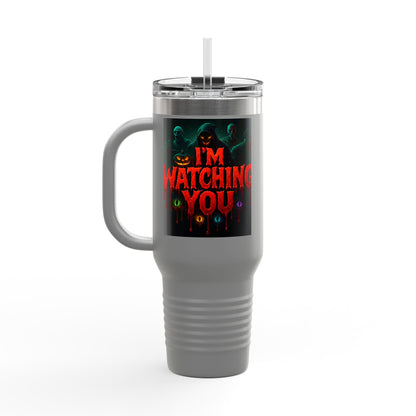 Stylish Insulated Travel Mug, 40oz | Perfect for Coffee Lovers, Hot Drinks, Unique Gift, Halloween Decor, Personalized Mug