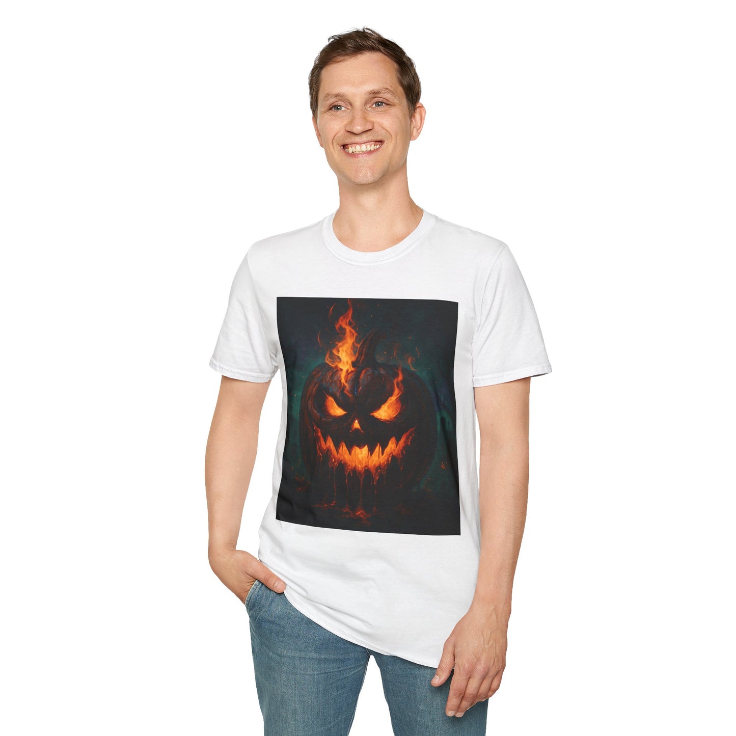 Unisex Halloween T-Shirt, Spooky Graphic Tee, Trick or Treat Shirt, Fall wardrobe essential, Perfect for Halloween parties