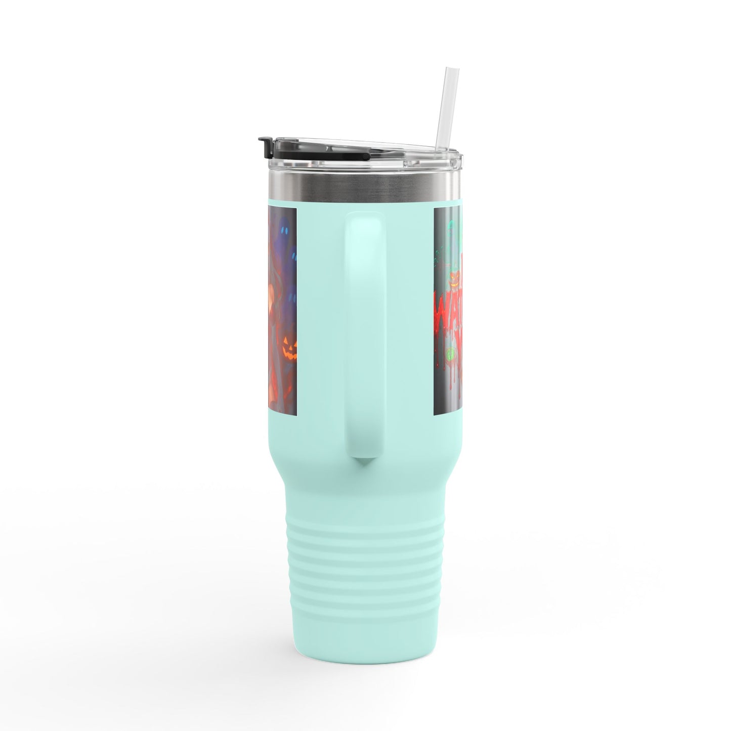 Stylish Insulated Travel Mug, 40oz | Perfect for Coffee Lovers, Hot Drinks, Unique Gift, Halloween Decor, Personalized Mug