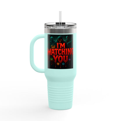 Stylish Insulated Travel Mug, 40oz | Perfect for Coffee Lovers, Hot Drinks, Unique Gift, Halloween Decor, Personalized Mug