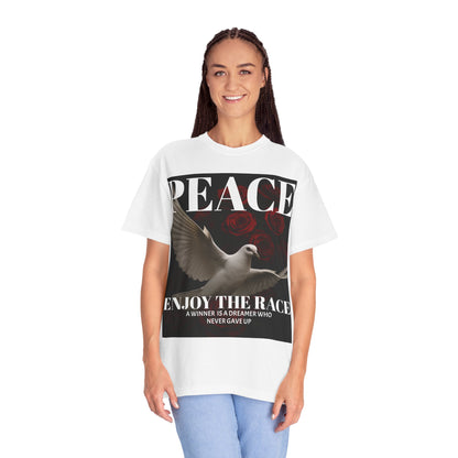 Peace & Inspiration Graphic T-Shirt, Unisex Tee for Dreamers, Motivational Apparel, Gift for Spiritual Seekers, Casual Wear