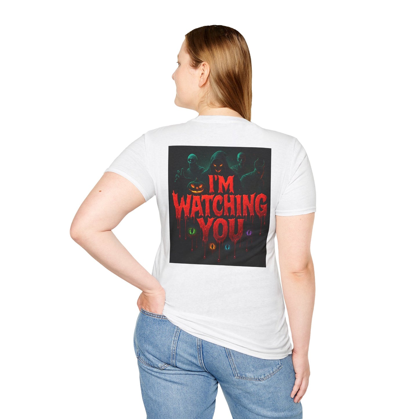Unisex Halloween T-Shirt, Spooky Graphic Tee, Trick or Treat Shirt, Fall wardrobe essential, Perfect for Halloween parties