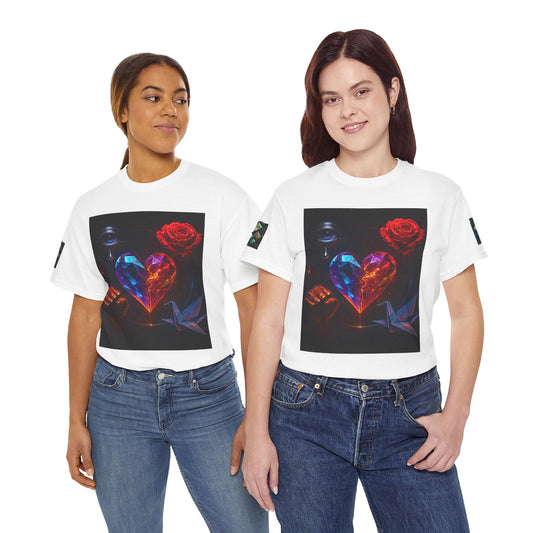 Mystical Eye Art Tee, Unisex Heavy Cotton T-Shirt, Unique Graphic Tee, Bohemian Style Shirt, Perfect Gift for Artists, Occult Lovers