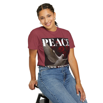 Peace & Inspiration Graphic T-Shirt, Unisex Tee for Dreamers, Motivational Apparel, Gift for Spiritual Seekers, Casual Wear