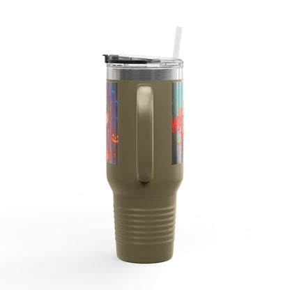 Stylish Insulated Travel Mug, 40oz | Perfect for Coffee Lovers, Hot Drinks, Unique Gift, Halloween Decor, Personalized Mug