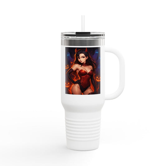 Stylish Insulated Travel Mug, 40oz | Perfect for Coffee Lovers, Hot Drinks, Unique Gift, Halloween Decor, Personalized Mug