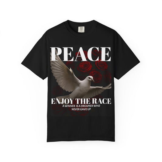 Peace & Inspiration Graphic T-Shirt, Unisex Tee for Dreamers, Motivational Apparel, Gift for Spiritual Seekers, Casual Wear