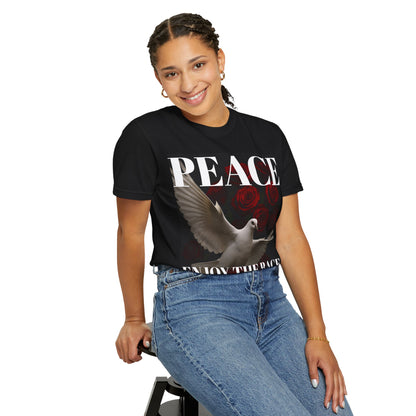 Peace & Inspiration Graphic T-Shirt, Unisex Tee for Dreamers, Motivational Apparel, Gift for Spiritual Seekers, Casual Wear