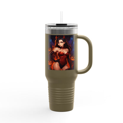 Stylish Insulated Travel Mug, 40oz | Perfect for Coffee Lovers, Hot Drinks, Unique Gift, Halloween Decor, Personalized Mug
