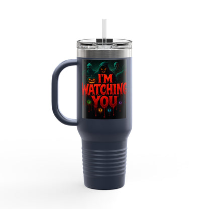 Stylish Insulated Travel Mug, 40oz | Perfect for Coffee Lovers, Hot Drinks, Unique Gift, Halloween Decor, Personalized Mug