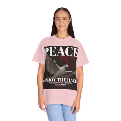 Peace & Inspiration Graphic T-Shirt, Unisex Tee for Dreamers, Motivational Apparel, Gift for Spiritual Seekers, Casual Wear