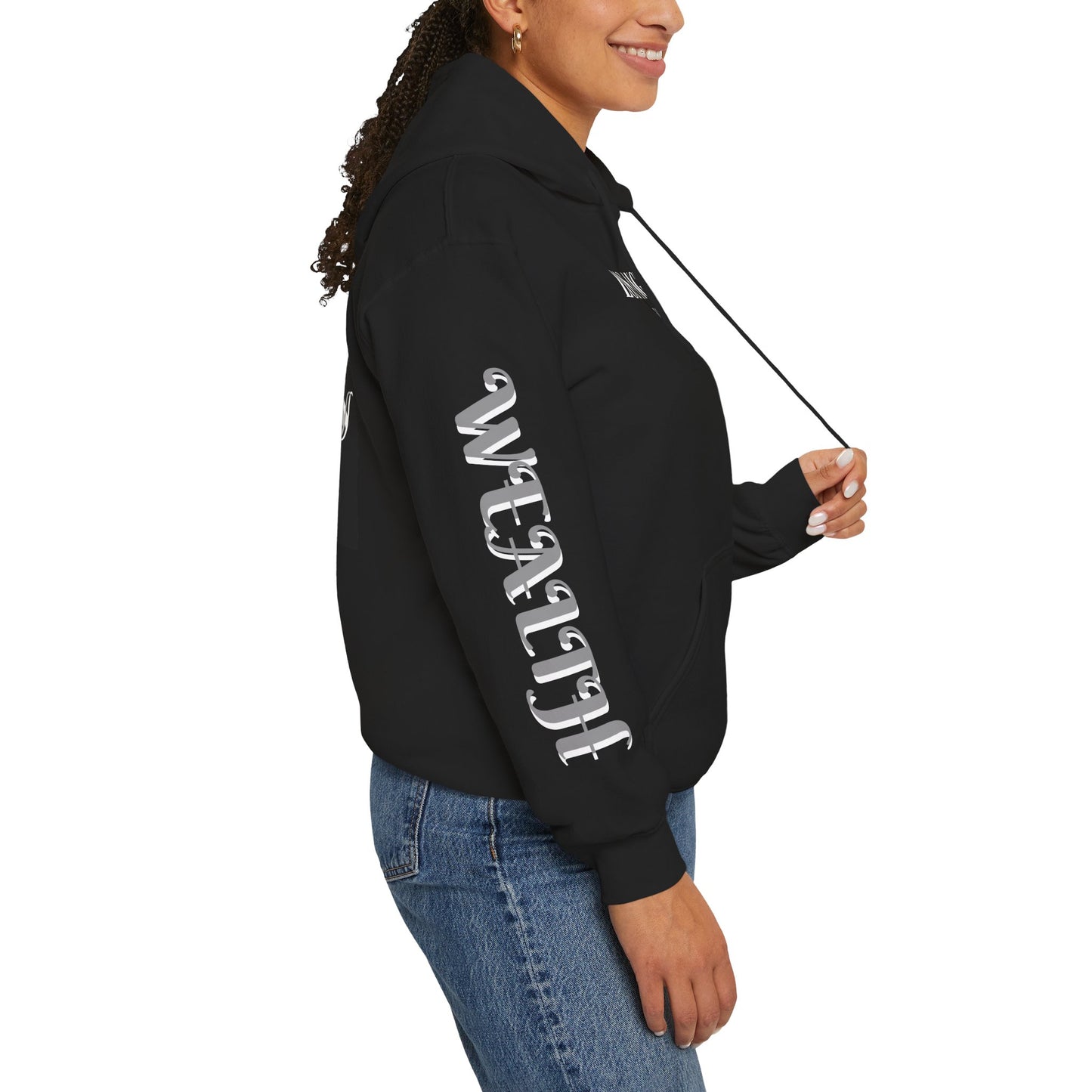 Monetary Design Sweatshirt - Unisex Heavy Blend Hoodie, Graphic Hooded Sweatshirt, Casual Streetwear, Gifts for Her, Cozy Layering