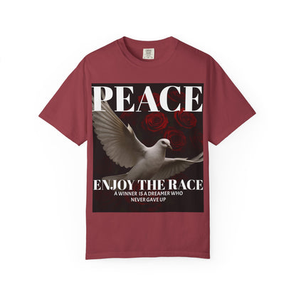 Peace & Inspiration Graphic T-Shirt, Unisex Tee for Dreamers, Motivational Apparel, Gift for Spiritual Seekers, Casual Wear