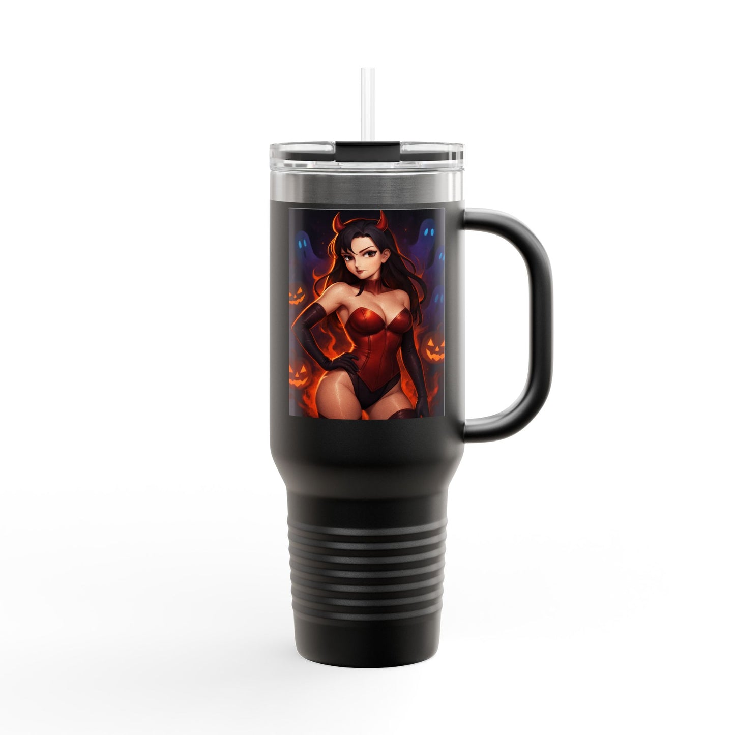 Stylish Insulated Travel Mug, 40oz | Perfect for Coffee Lovers, Hot Drinks, Unique Gift, Halloween Decor, Personalized Mug