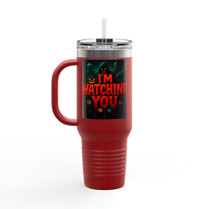 Stylish Insulated Travel Mug, 40oz | Perfect for Coffee Lovers, Hot Drinks, Unique Gift, Halloween Decor, Personalized Mug