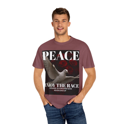 Peace & Inspiration Graphic T-Shirt, Unisex Tee for Dreamers, Motivational Apparel, Gift for Spiritual Seekers, Casual Wear