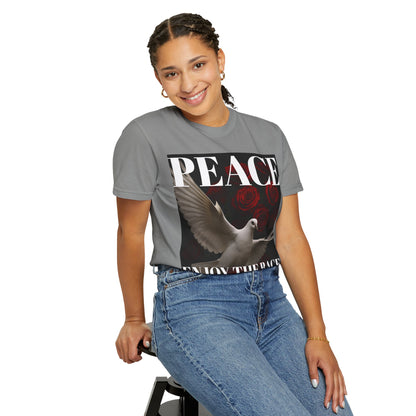 Peace & Inspiration Graphic T-Shirt, Unisex Tee for Dreamers, Motivational Apparel, Gift for Spiritual Seekers, Casual Wear