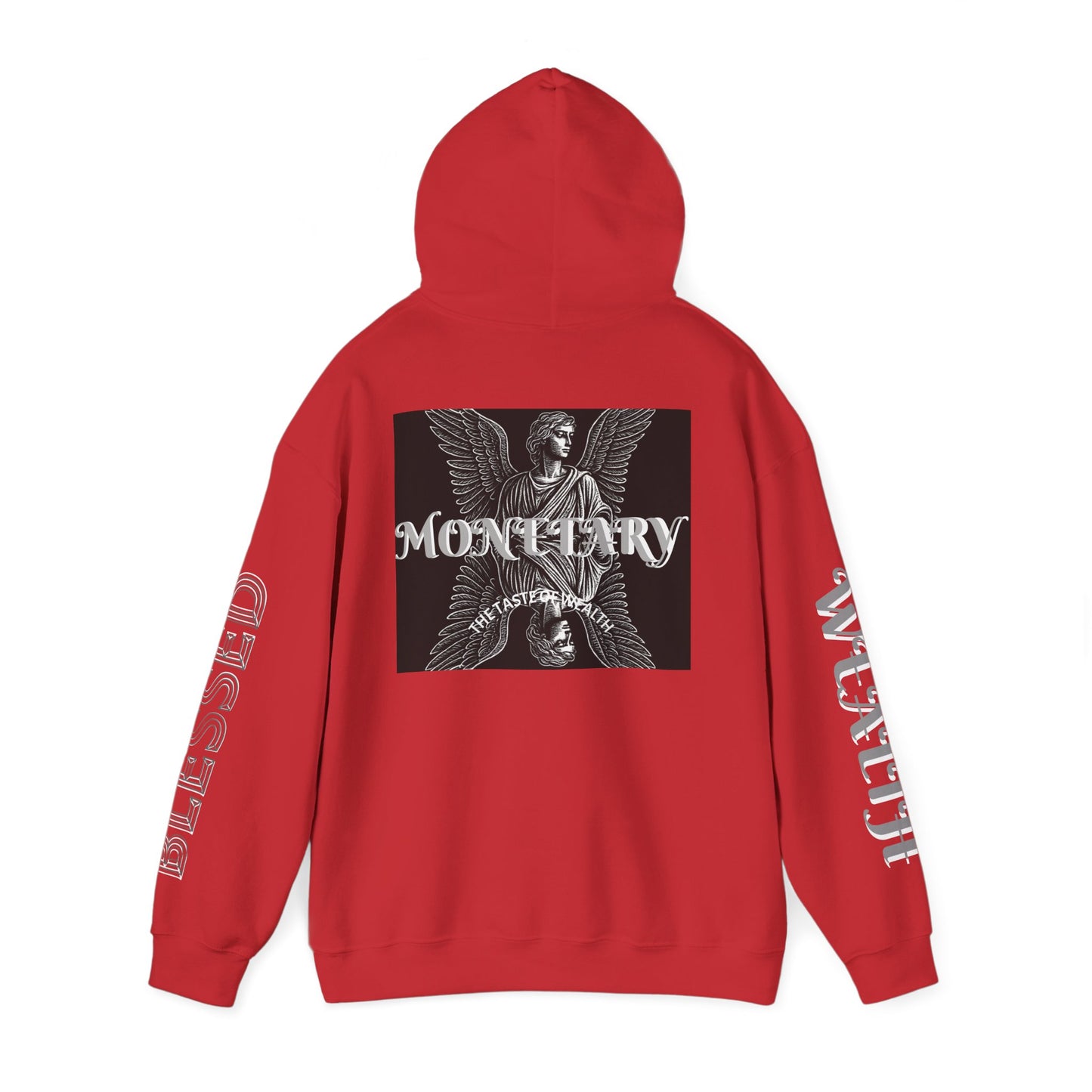 Monetary Design Sweatshirt - Unisex Heavy Blend Hoodie, Graphic Hooded Sweatshirt, Casual Streetwear, Gifts for Her, Cozy Layering