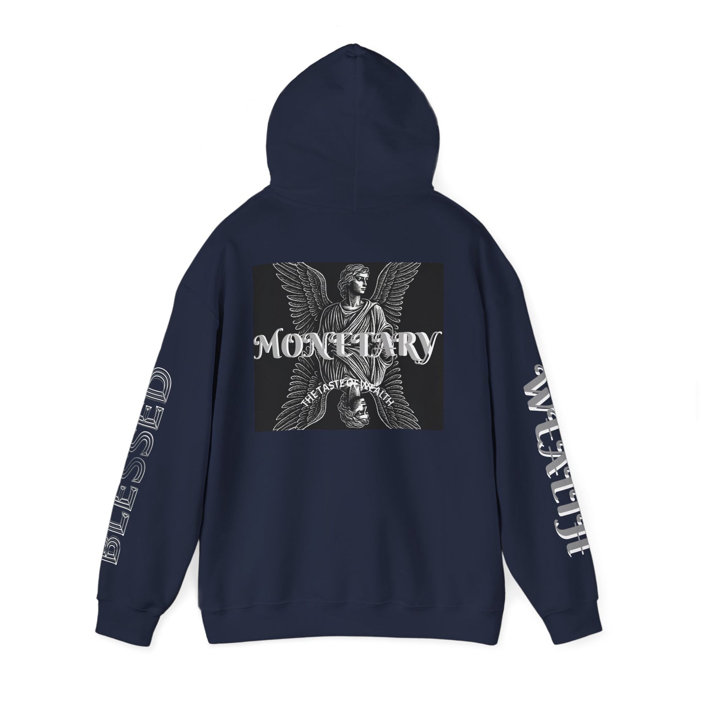Monetary Design Sweatshirt - Unisex Heavy Blend Hoodie, Graphic Hooded Sweatshirt, Casual Streetwear, Gifts for Her, Cozy Layering