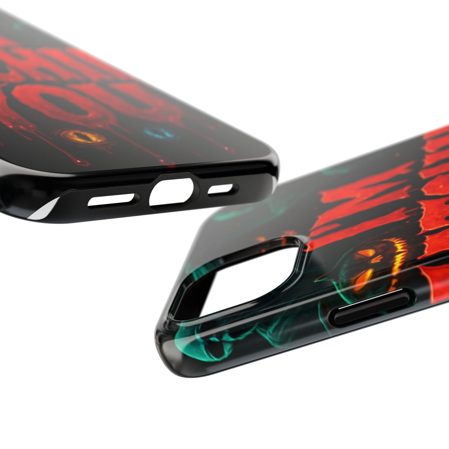 Spooky Tough Phone Cases: Halloween Gift, Horror Vibes, Protective Cases, Unique Phone Accessories, Gifting for Friends
