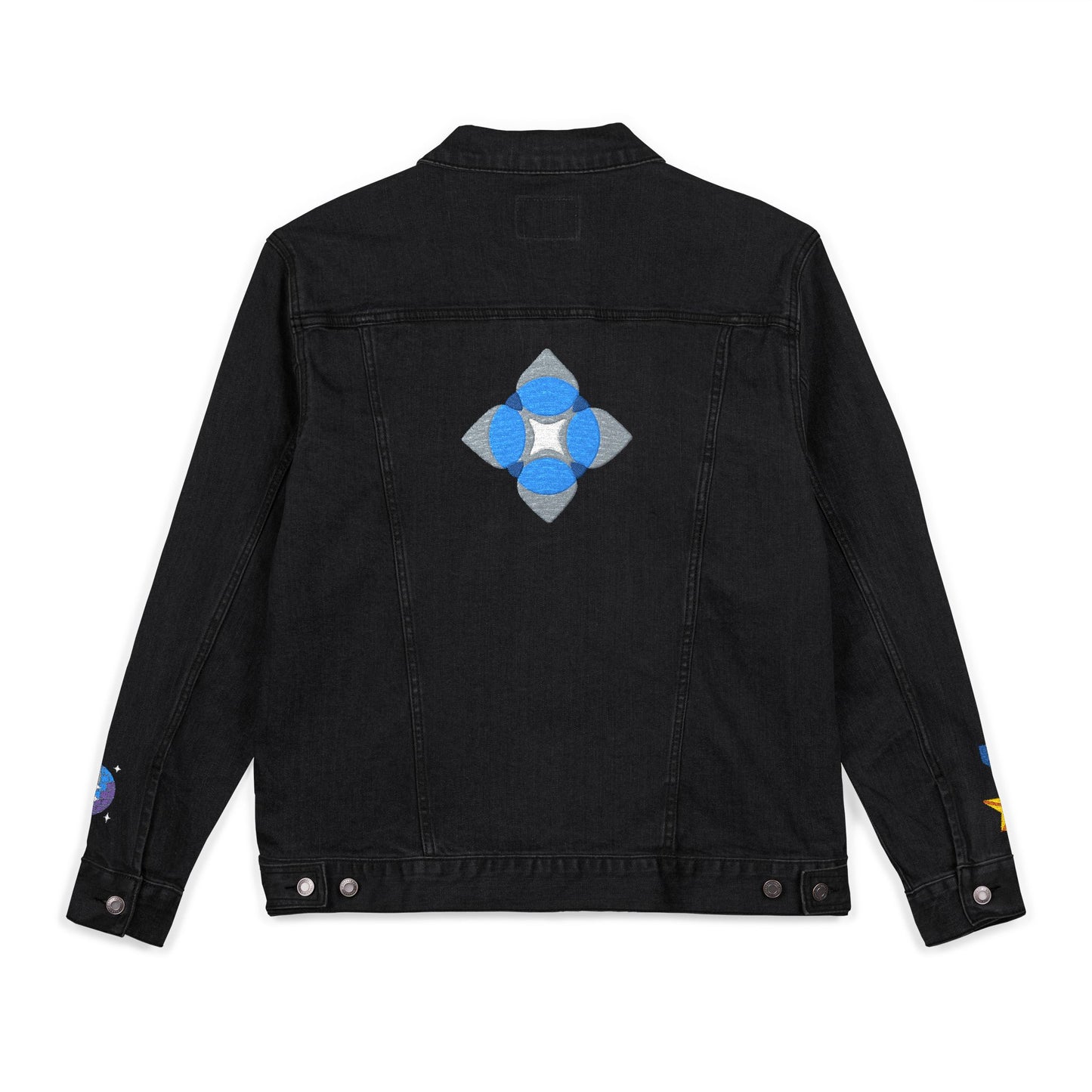 Chic Embroidered Denim Jacket, Unisex Casual Outerwear, Trendy Summer Layering, Unique Gift for Her/Him, Perfect for Festivals and [...]