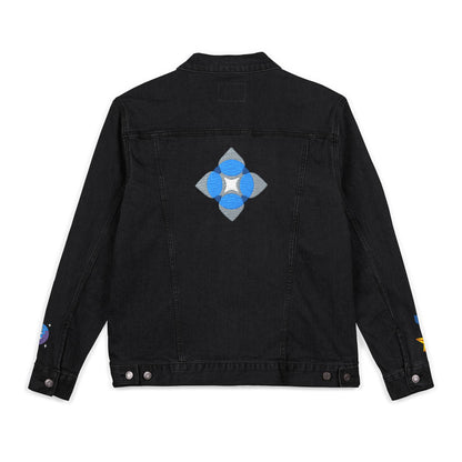 Chic Embroidered Denim Jacket, Unisex Casual Outerwear, Trendy Summer Layering, Unique Gift for Her/Him, Perfect for Festivals and [...]