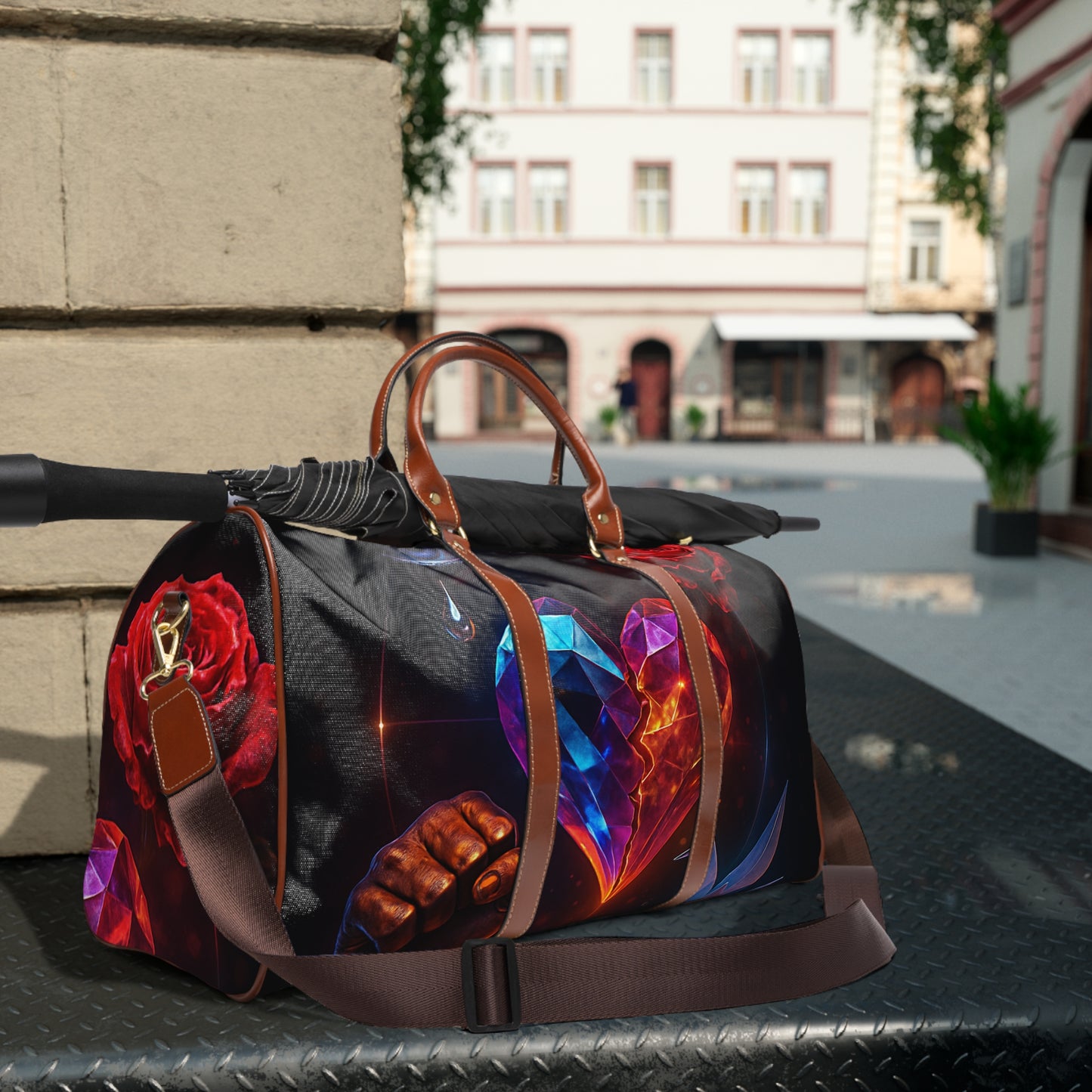 Waterproof Travel Bag, Stylish Duffel, Gifts for Travelers, Weekender Bag, Perfect for Adventures, Unique Designs