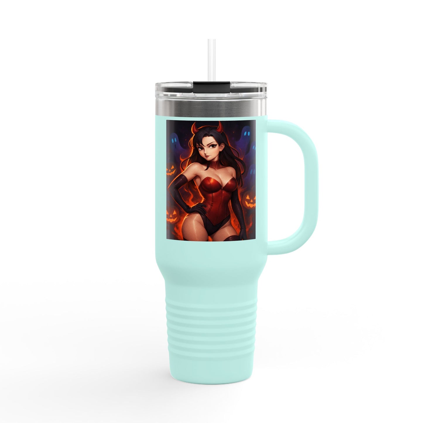 Stylish Insulated Travel Mug, 40oz | Perfect for Coffee Lovers, Hot Drinks, Unique Gift, Halloween Decor, Personalized Mug