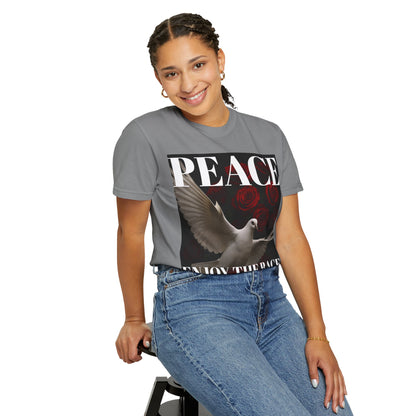 Peace & Inspiration Graphic T-Shirt, Unisex Tee for Dreamers, Motivational Apparel, Gift for Spiritual Seekers, Casual Wear