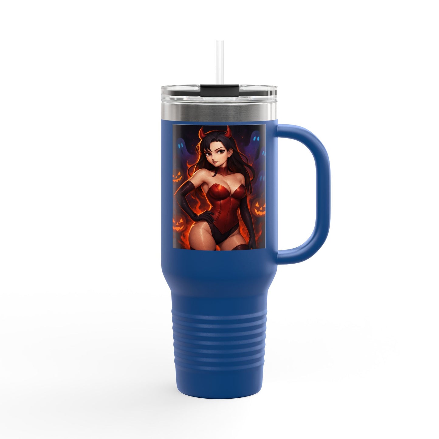 Stylish Insulated Travel Mug, 40oz | Perfect for Coffee Lovers, Hot Drinks, Unique Gift, Halloween Decor, Personalized Mug