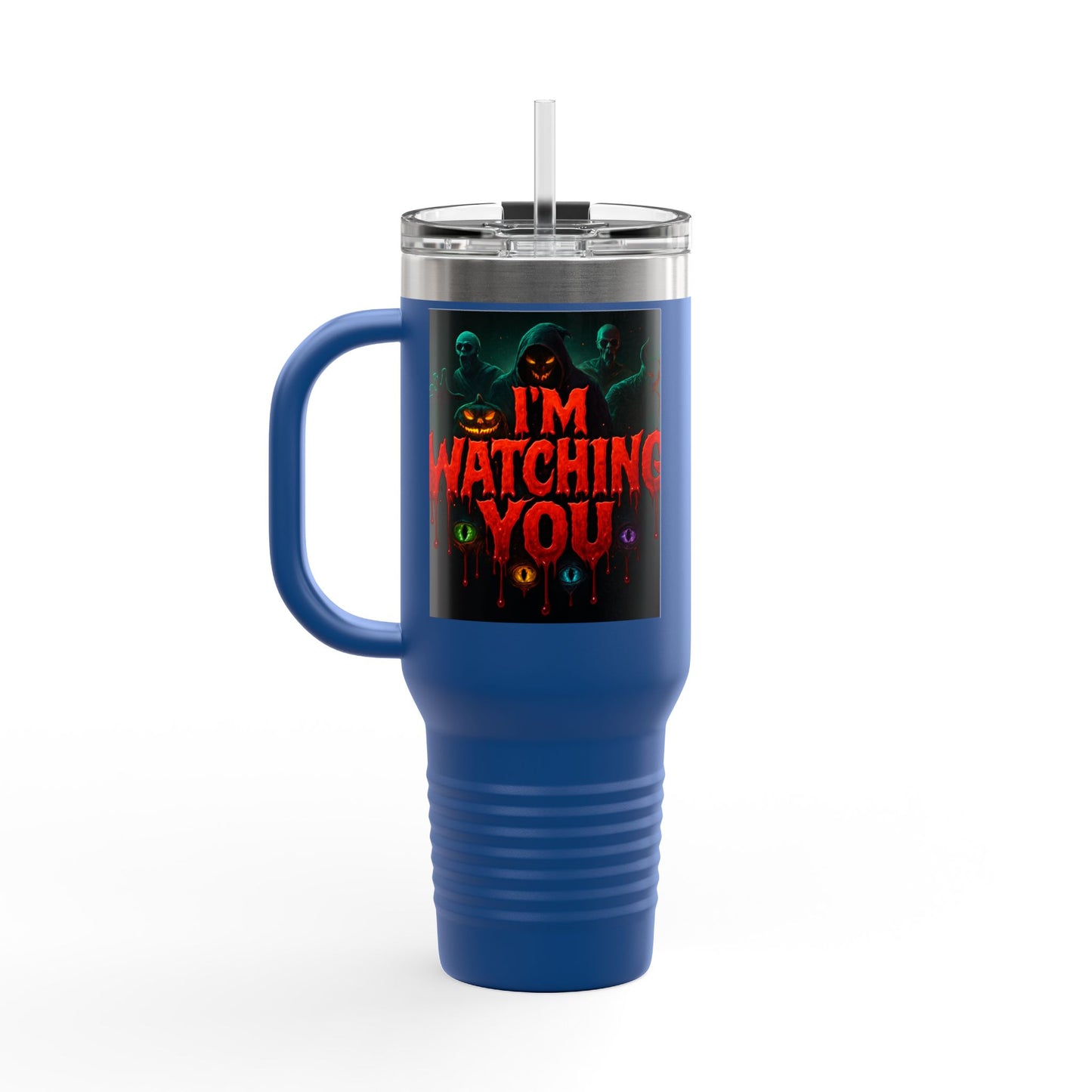 Stylish Insulated Travel Mug, 40oz | Perfect for Coffee Lovers, Hot Drinks, Unique Gift, Halloween Decor, Personalized Mug