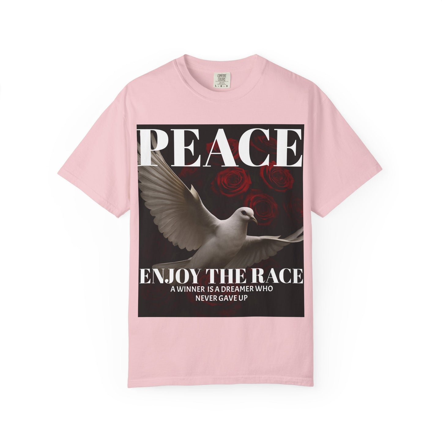 Peace & Inspiration Graphic T-Shirt, Unisex Tee for Dreamers, Motivational Apparel, Gift for Spiritual Seekers, Casual Wear