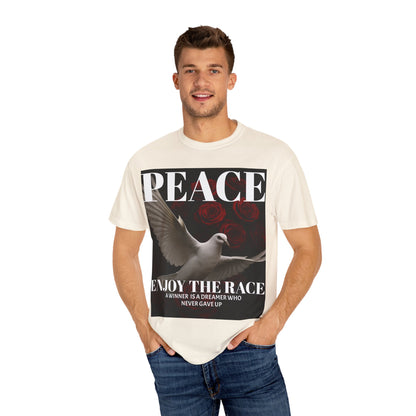 Peace & Inspiration Graphic T-Shirt, Unisex Tee for Dreamers, Motivational Apparel, Gift for Spiritual Seekers, Casual Wear