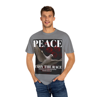 Peace & Inspiration Graphic T-Shirt, Unisex Tee for Dreamers, Motivational Apparel, Gift for Spiritual Seekers, Casual Wear