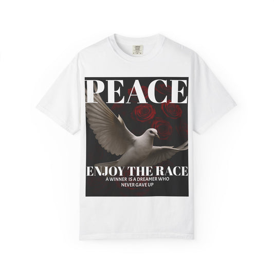 Peace & Inspiration Graphic T-Shirt, Unisex Tee for Dreamers, Motivational Apparel, Gift for Spiritual Seekers, Casual Wear