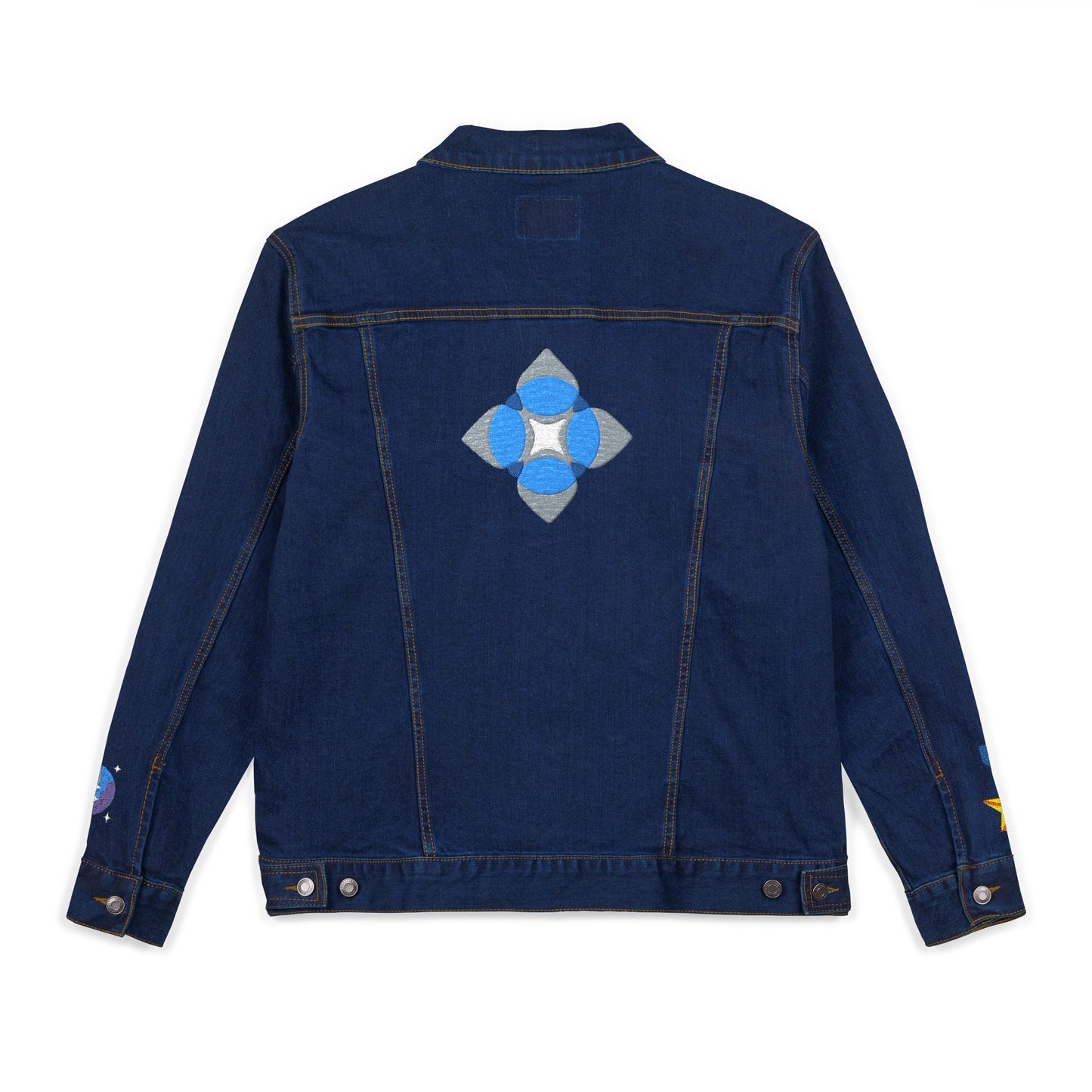 Chic Embroidered Denim Jacket, Unisex Casual Outerwear, Trendy Summer Layering, Unique Gift for Her/Him, Perfect for Festivals and [...]