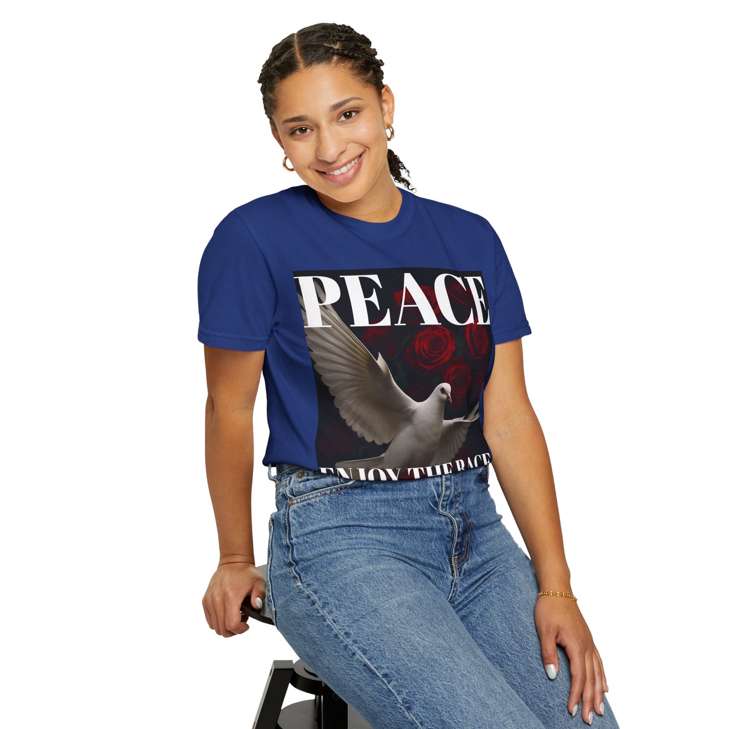 Peace & Inspiration Graphic T-Shirt, Unisex Tee for Dreamers, Motivational Apparel, Gift for Spiritual Seekers, Casual Wear