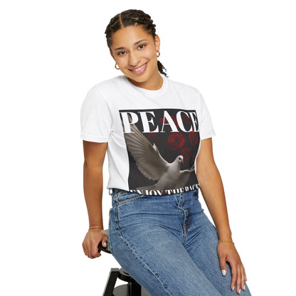 Peace & Inspiration Graphic T-Shirt, Unisex Tee for Dreamers, Motivational Apparel, Gift for Spiritual Seekers, Casual Wear