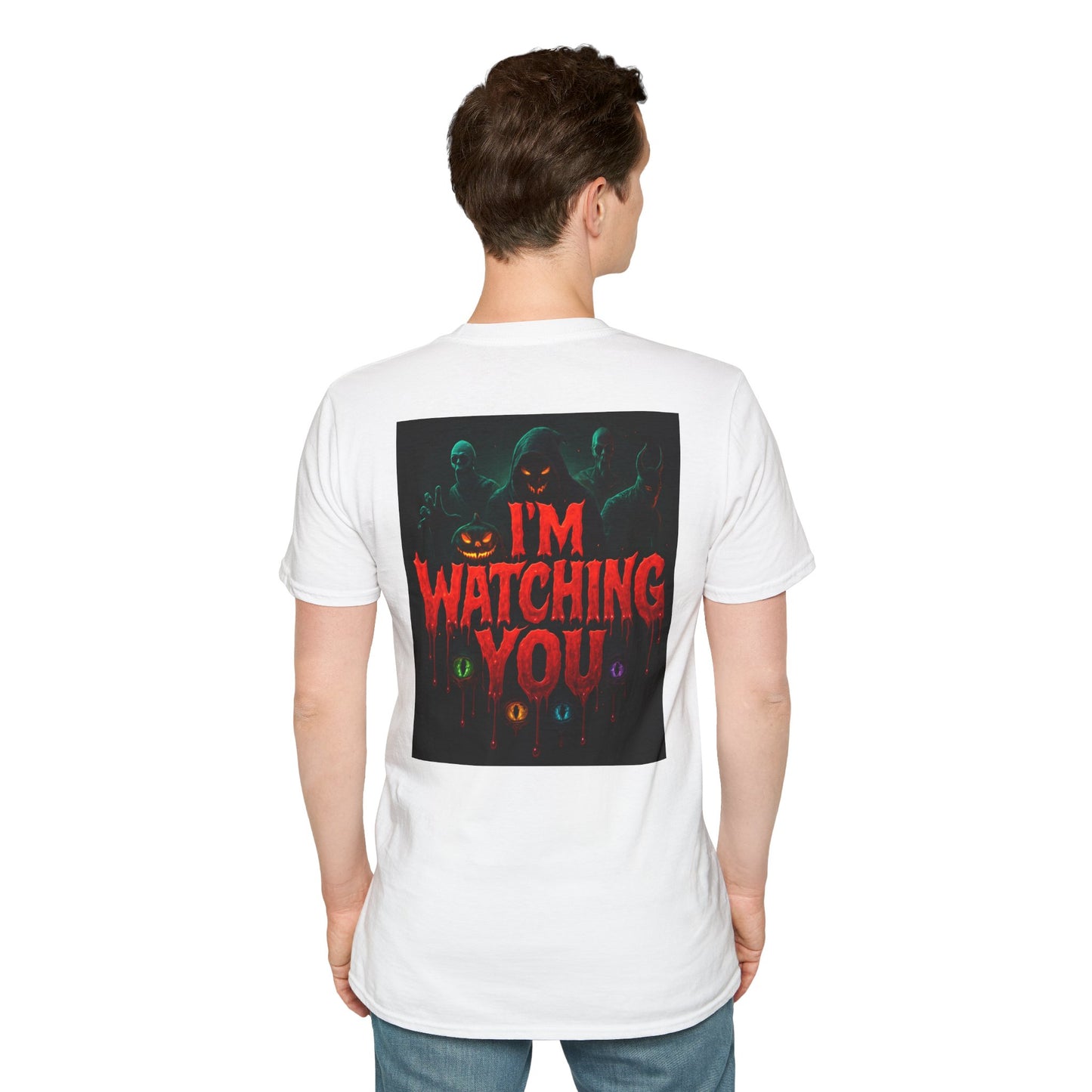 Unisex Halloween T-Shirt, Spooky Graphic Tee, Trick or Treat Shirt, Fall wardrobe essential, Perfect for Halloween parties