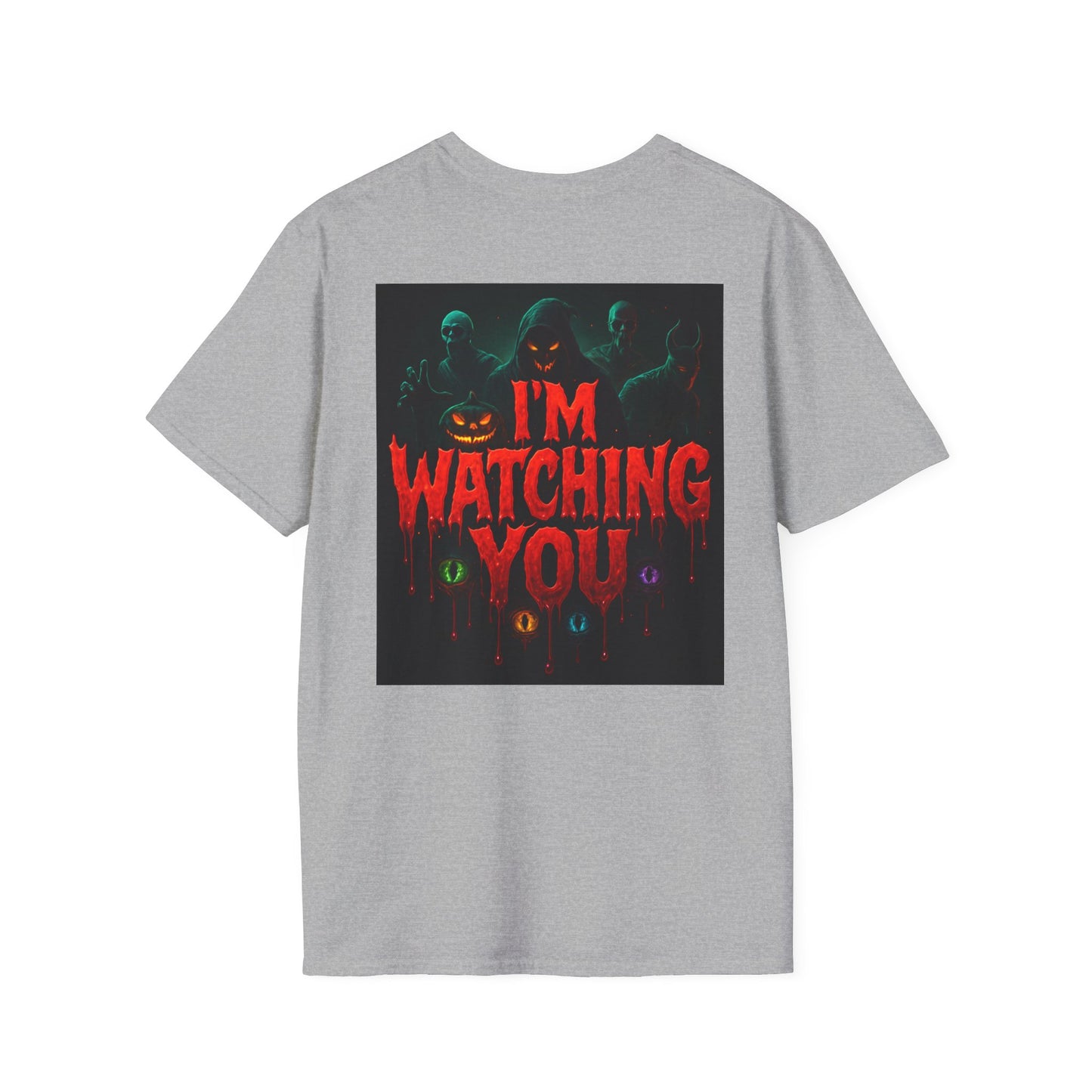 Unisex Halloween T-Shirt, Spooky Graphic Tee, Trick or Treat Shirt, Fall wardrobe essential, Perfect for Halloween parties