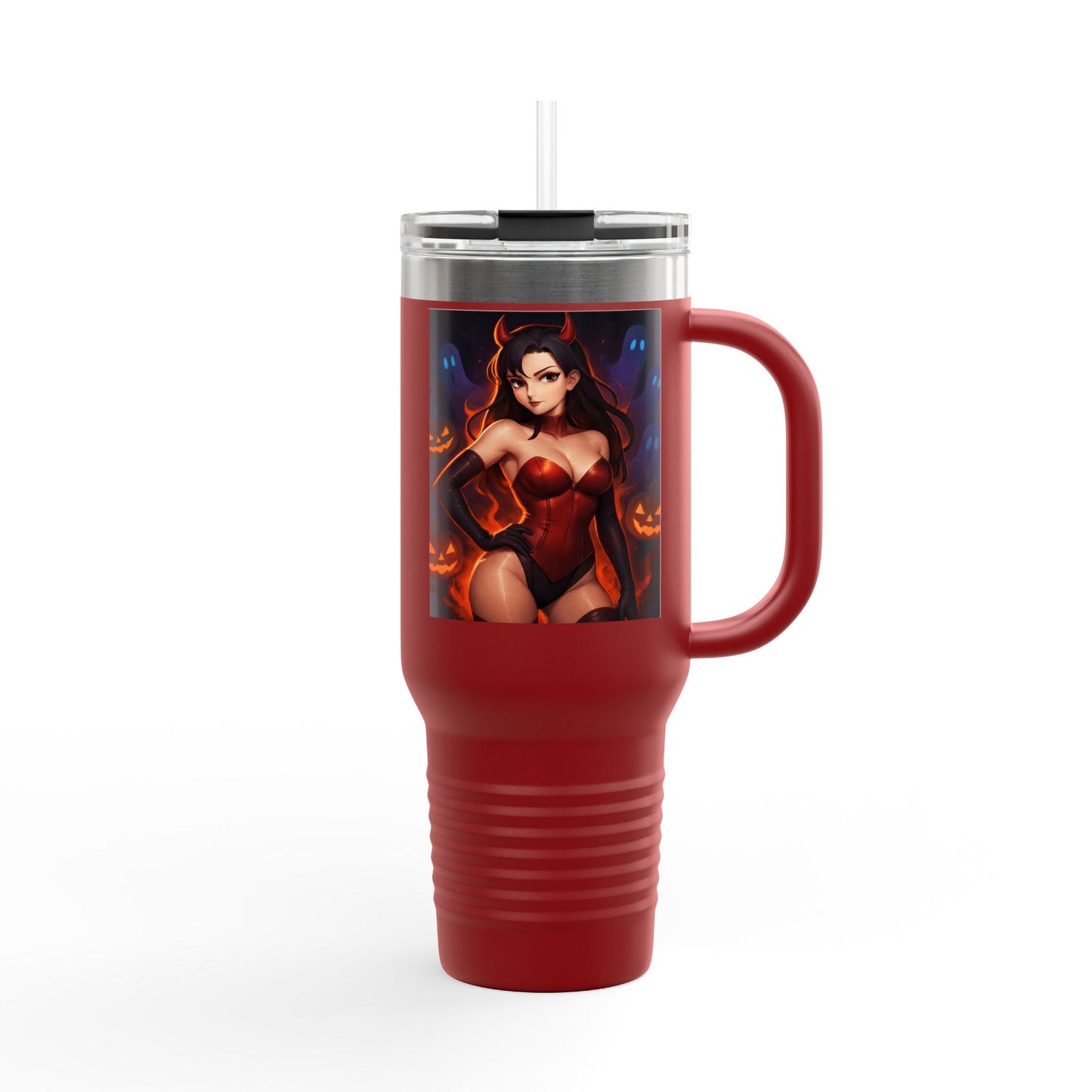 Stylish Insulated Travel Mug, 40oz | Perfect for Coffee Lovers, Hot Drinks, Unique Gift, Halloween Decor, Personalized Mug
