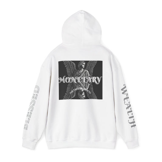 Monetary Design Sweatshirt - Unisex Heavy Blend Hoodie, Graphic Hooded Sweatshirt, Casual Streetwear, Gifts for Her, Cozy Layering