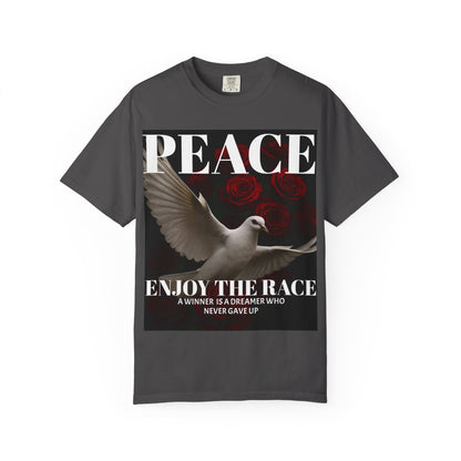Peace & Inspiration Graphic T-Shirt, Unisex Tee for Dreamers, Motivational Apparel, Gift for Spiritual Seekers, Casual Wear